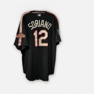 2004 All Star Game American League MLB Soriano Jersey Houston TX Size XL